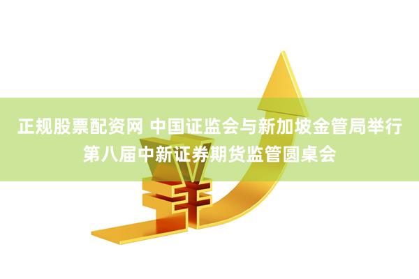 正规股票配资网 中国证监会与新加坡金管局举行第八届中新证券期货监管圆桌会