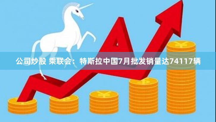 公司炒股 乘联会：特斯拉中国7月批发销量达74117辆